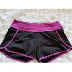 Lululemon run times speed shorts size 6